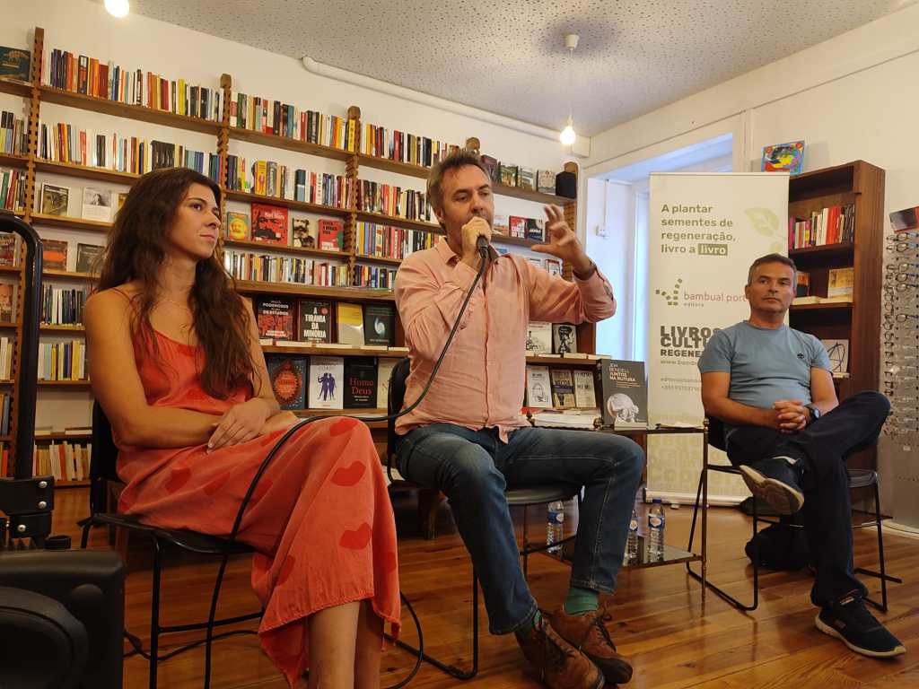 apresentação do livro Juntos na Rutura, de Jem Bendell (edições Bambual Portugal)